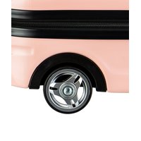 Dětský cestovní kufr AUTO princess - růžový