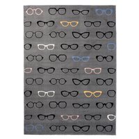 Dětský koberec NOX brýle - šedý