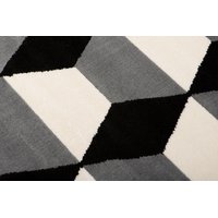 Dětský koberec NOX kvádry - šedý/černý/béžový