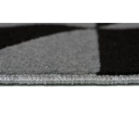 Dětský koberec NOX mozaika - černý/šedý