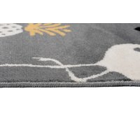 Dětský koberec NOX plameňák - béžovo/šedý