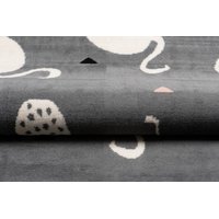 Dětský koberec NOX plameňák - béžovo/šedý