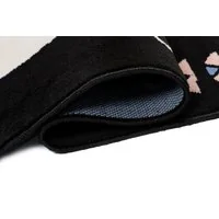 Dětský koberec NOX zvířátka - černý