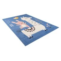 Dětský koberec NOX zvířátka - modrý