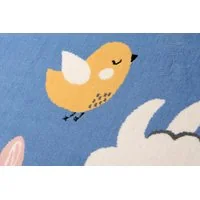 Dětský koberec NOX zvířátka - modrý