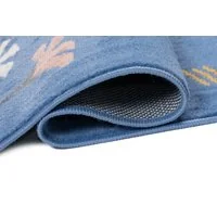 Dětský koberec NOX zvířátka - modrý