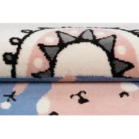 Dětský koberec NOX zvířátka - modrý