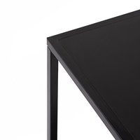 Konzolový stolek Kalis s policí 90x72x30 cm - černý