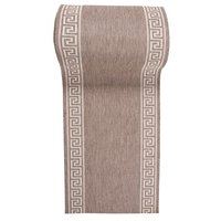 Sisalový PP běhoun GREEK - taupe/béžový