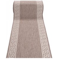 Sisalový PP běhoun GREEK - taupe/béžový