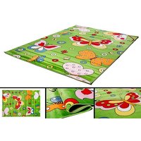 Dětský koberec MOTÝLCI zelení 2