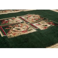 Kusový koberec ATLAS quatro - béžový/zelený