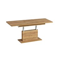 Konferenční stolek OPTI - dub riviera - 126-168x70x58-75 cm - rozkládací a zvedací