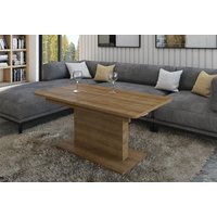 Konferenční stolek OPTI - dub riviera - 126-168x70x58-75 cm - rozkládací a zvedací