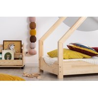 Dětská domečková postel z masivu LOCA E - 160x70 cm