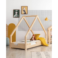 Dětská domečková postel z masivu LOCA C - 180x100 cm