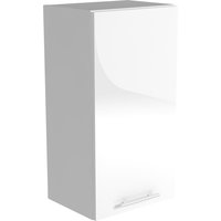 Závěsná kuchyňská skříňka VITO - 30x72x30 cm - bílá lesklá