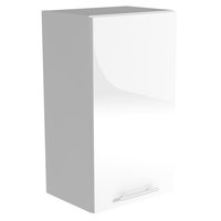 Závěsná kuchyňská skříňka VITO - 40x72x30 cm - bílá lesklá
