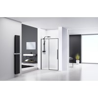 Sprchové dveře MAXMAX Rea SOLAR 140 cm - černé