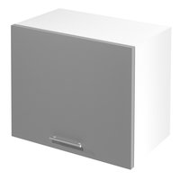Závěsná kuchyňská skříňka VITO - 60x58x30 cm - šedá lesklá