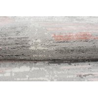 Kusový koberec ASTHANE abstrakt - šedý/růžový