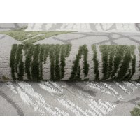 Kusový koberec ASTHANE square - šedý/zelený