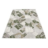 Kusový koberec ASTHANE square - šedý/zelený
