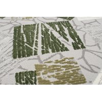 Kusový koberec ASTHANE square - šedý/zelený