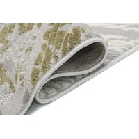 Kusový koberec ASTHANE square - šedý/zelený