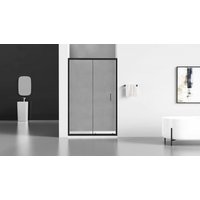 Sprchové dveře MAXMAX MEXEN APIA 100 cm - BLACK, 845-100-000-70-00