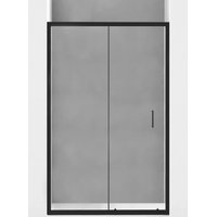 Sprchové dveře MAXMAX MEXEN APIA 140 cm - BLACK, 845-140-000-70-00