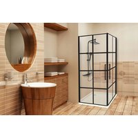 Sprchový kout MAXMAX Rea RUBIK 90x90 cm - černý