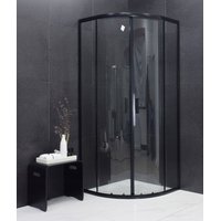 Sprchový kout MAXMAX RIO transparent - čtvrtkruh 90x90 cm - BLACK