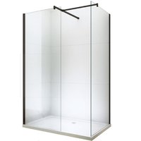 Sprchový kout MEXEN WALK-IN 70x70 cm - BLACK