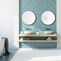 Kulaté zrcadlo LOFT 70 cm - s tenkým zlatým rámem