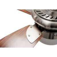 Stropní svítidlo s ventilátorem MODERN - 105 cm - stříbrné