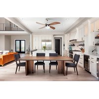 Stropní svítidlo s ventilátorem MODERN - 105 cm - stříbrné