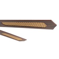 Stropní svítidlo s ventilátorem RETRO - 132 cm - zlaté