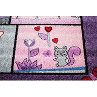 Dětský koberec POHÁDKOVÝ LES - fialový