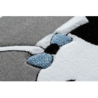 SKLADEM: Dětský kusový koberec PetMe Francouzský buldoček - šedý - 180x270 cm