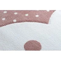SKLADEM: Dětský kusový koberec PetMe Král králík - růžový - 200x290 cm