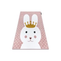 SKLADEM: Dětský kusový koberec PetMe Král králík - růžový - 200x290 cm