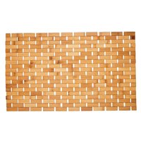 Koupelnová mozaiková bambusová předložka 40x60 cm