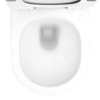 Závěsné WC MAXMAX Rea CARLO mini RIMLESS tornado + Duroplast sedátko slim - bílé