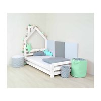 Dětská designová postel z masivu 200x90 cm DOMEČEK 2
