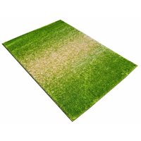 SKLADEM: Kusový koberec SHAGGY NEVADA - zeleno-béžový - 140x190 cm