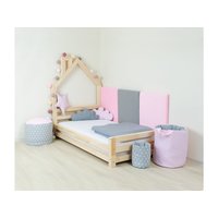 Dětská designová postel z masivu 180x90 cm DOMEČEK 2