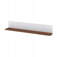 Obývací stěna COSMOS II s LED podsvícením - švestka/bílá lesklá