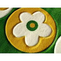 Dětský koberec FLOWER - green