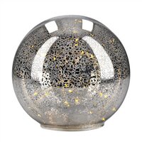 Dekorační LED vánoční skleněná koule - 15 cm